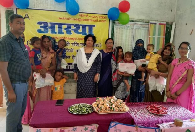 ASTHA संस्था ने केंद्र के पांच कुपोषित बच्चों को लिया गोद